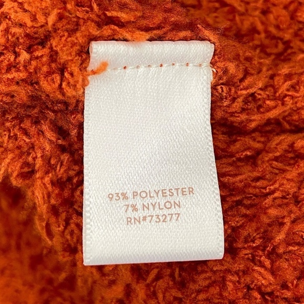 LC Lauren Conrad • Colorblock Fuzzy Sweater • Rust & Blush • Size M - Picture 10 of 12